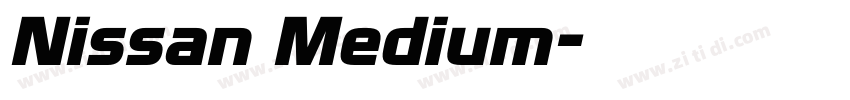 Nissan Medium字体转换
